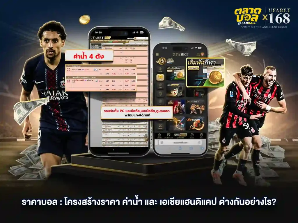 ราคาบอลแฮนดิแคป นักพนันบอล ต้องรู้