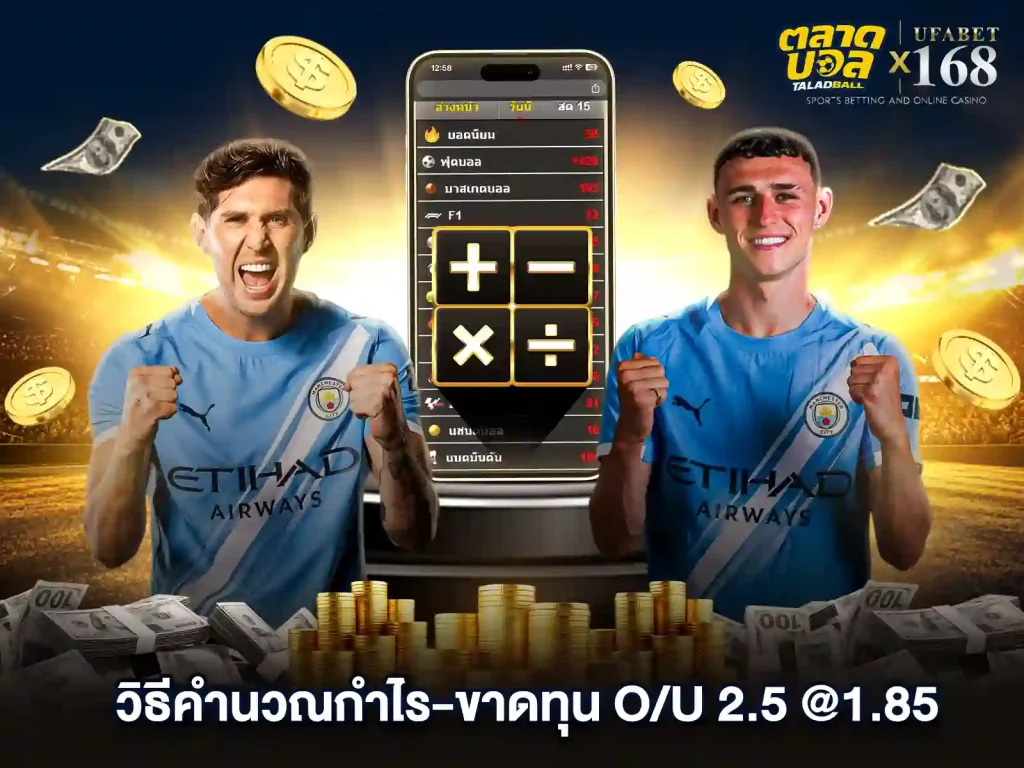 วิธีคำนวณ กำไรขาดทุน พนันบอลออนไลน์